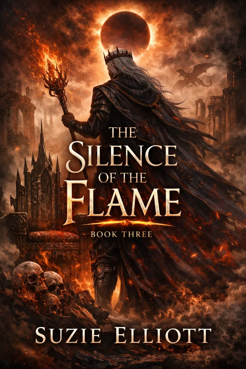 Cover of The Silence of the Flame by Suzie Elliott